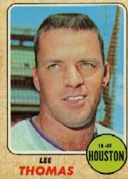 1968 Topps Baseball Cards      438     Lee Thomas